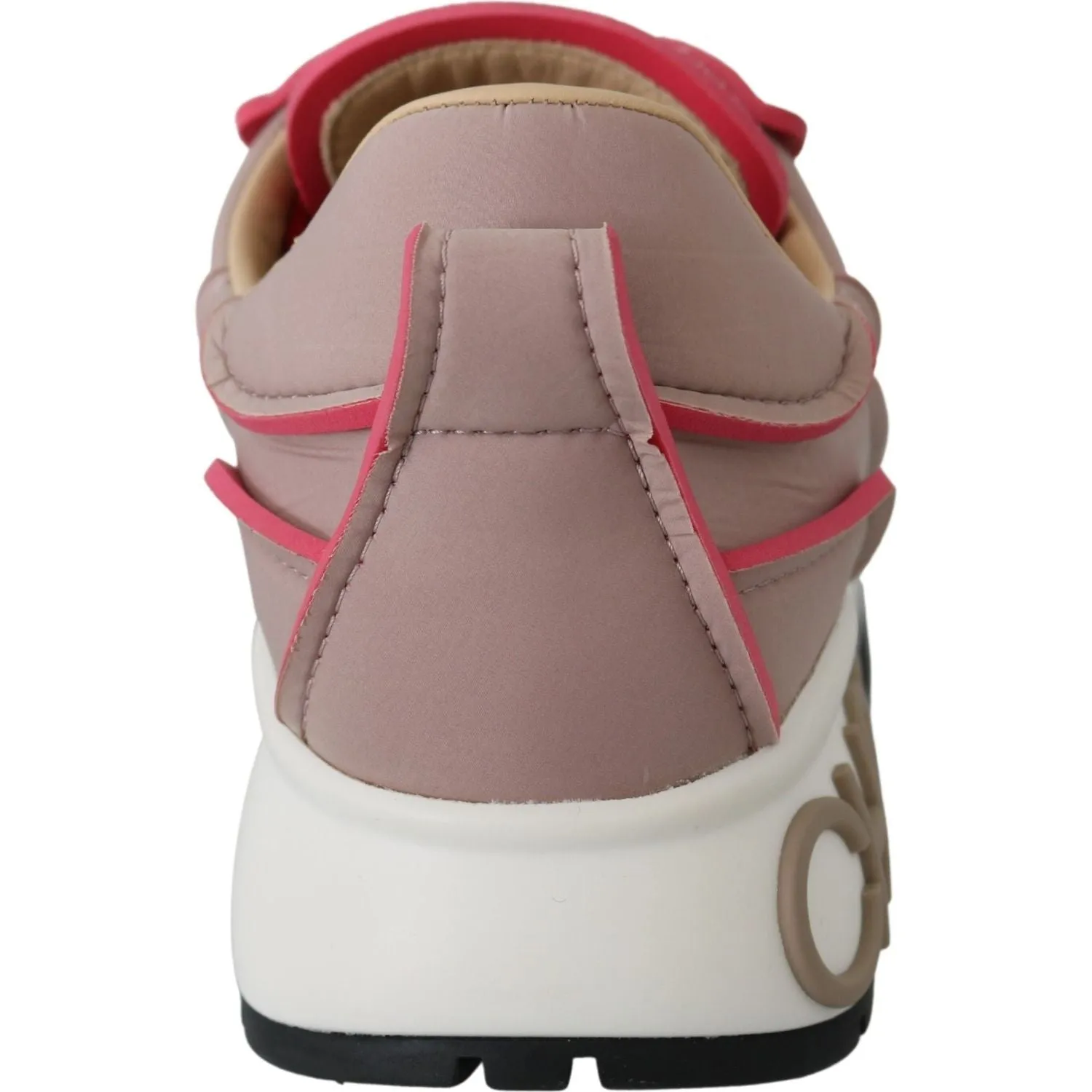 Jimmy Choo Ballet Pink Chic Padded Sneakers Flag Sneakers