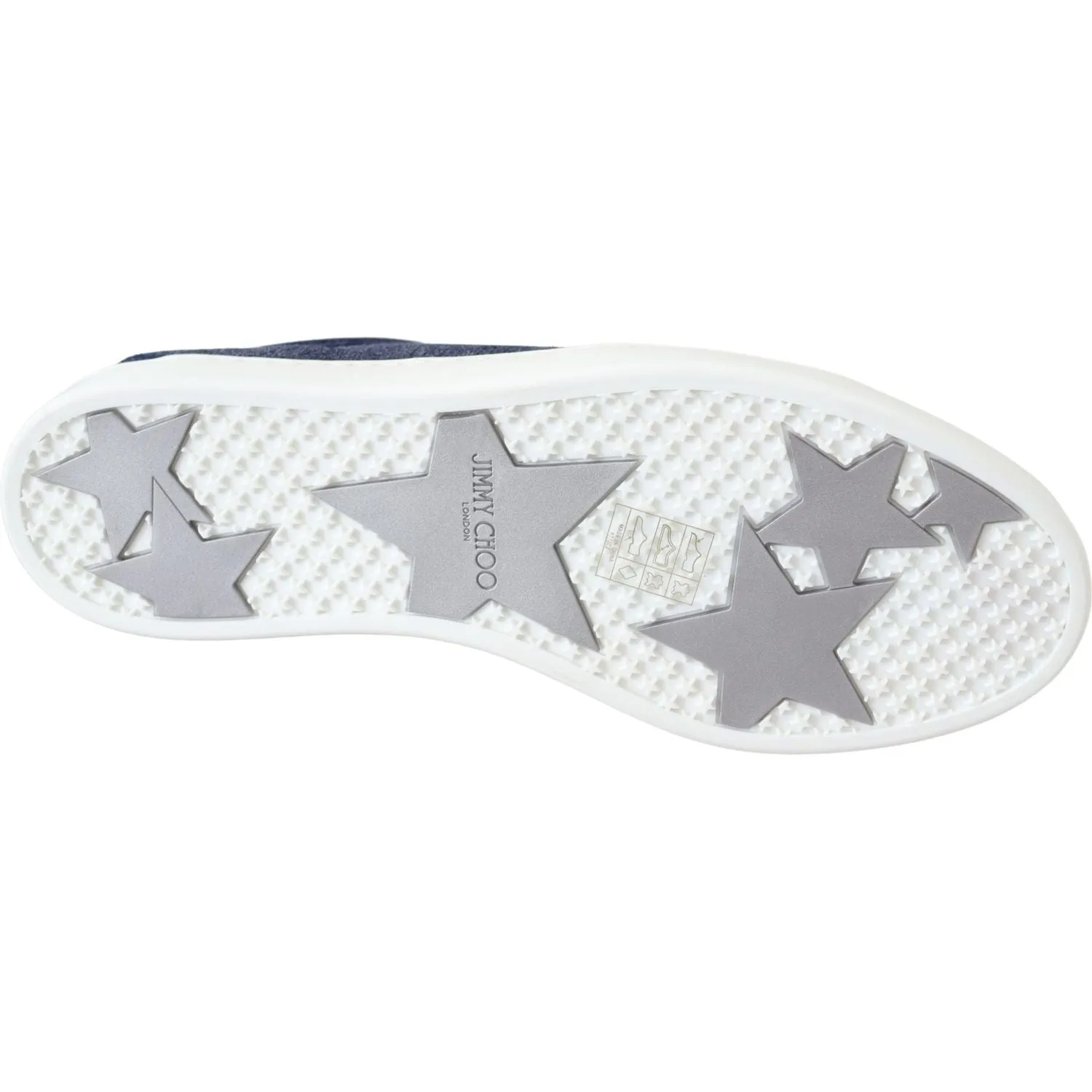 Alexander Sneakers Jimmy Choo Chic Slip-On Blue Denim Suede Sneakers