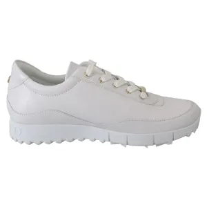 Hoku Sneakers Jimmy Choo Elegant White Leather Sneakers