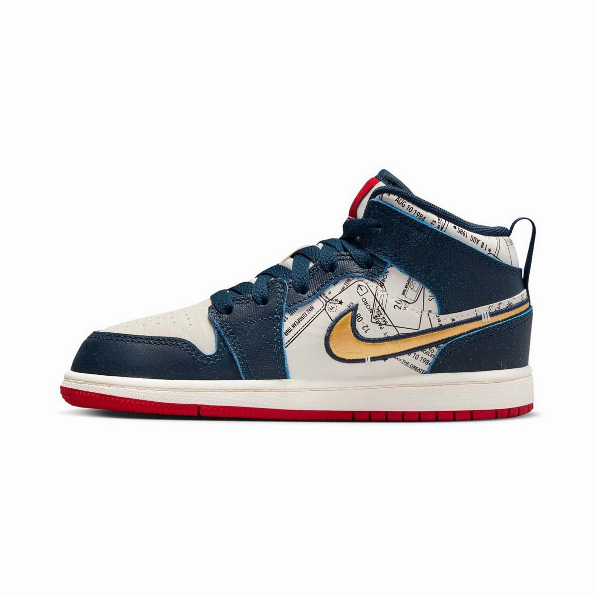 Ava Rover Casual Shoes Jordan 1 Mid SE Little Kids' Shoes