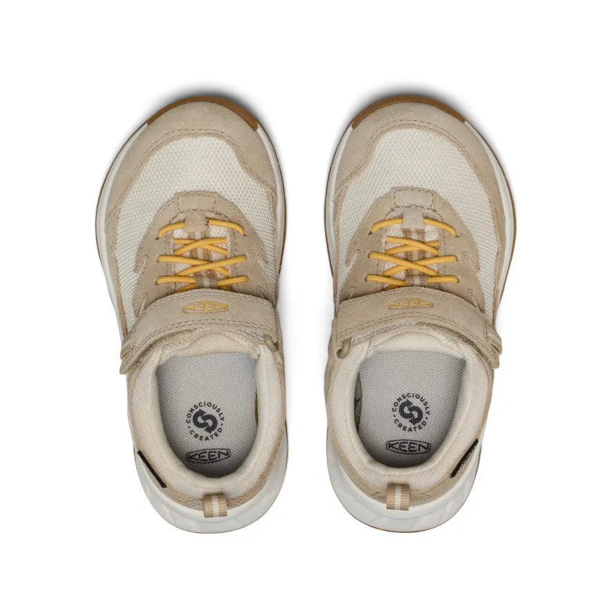 Little Kids' Hightrail Waterproof Hiking Shoe  |  Birch/Daffodil Best Hiking Shoes With Flat Feet