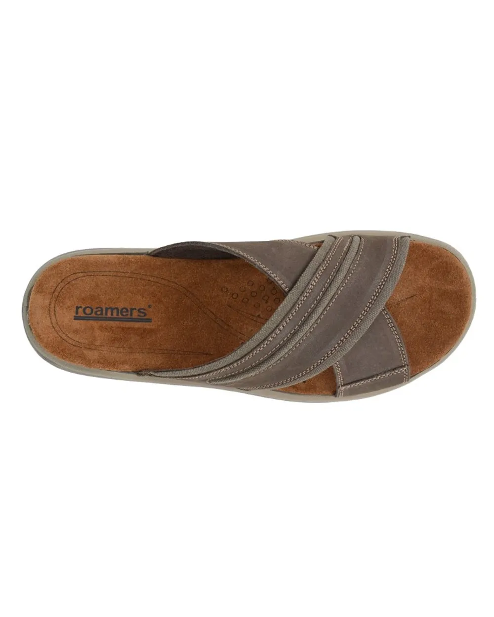 Roamers Mens Crossover Mule Sandals Made In America Sandals