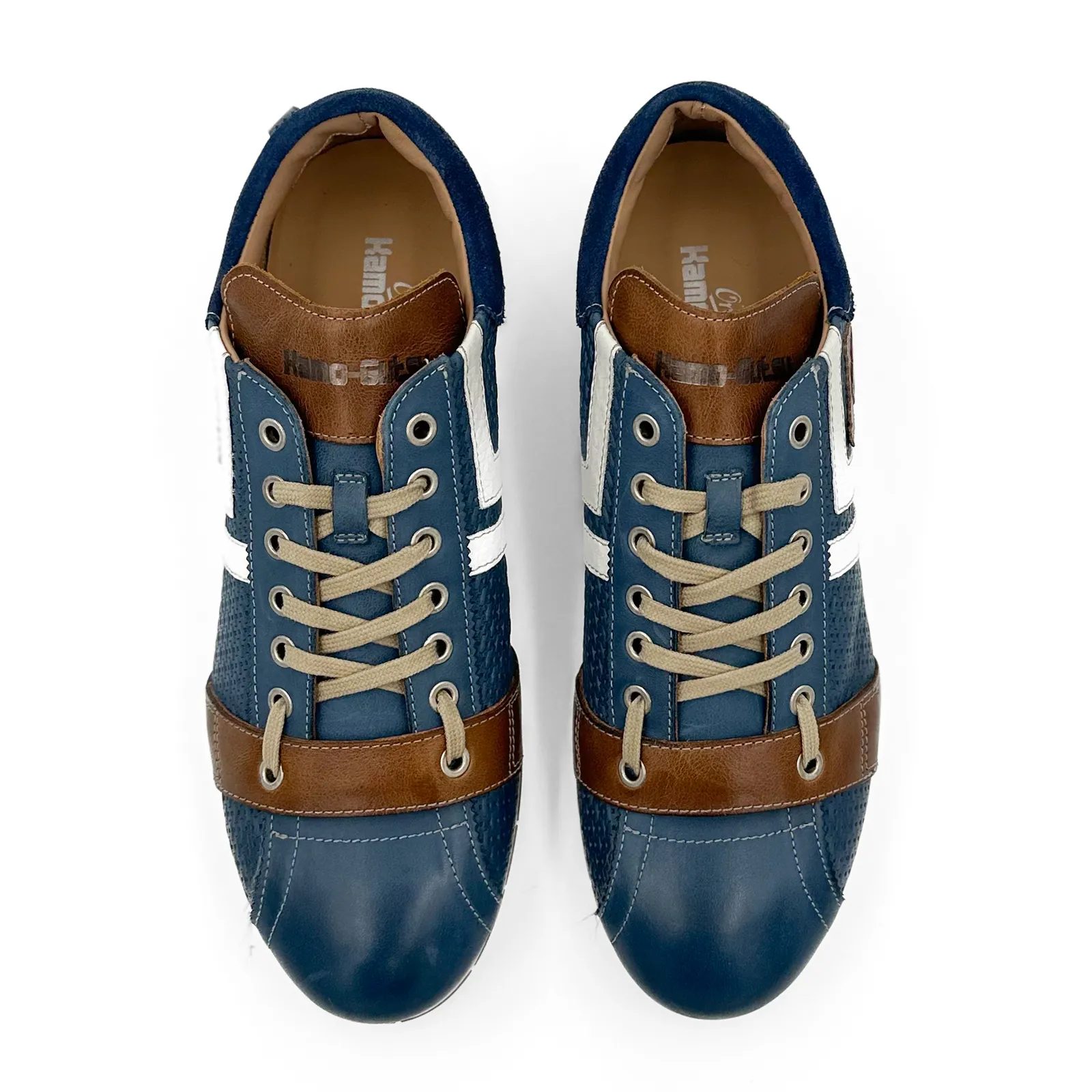 Kamo-Gutsu TIFO-030 Low Sneaker (Men) - Royal Casual Shoes To Wear With Slacks