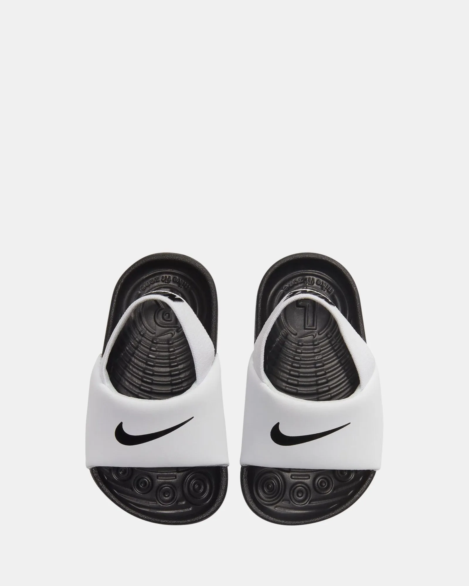 Kawa Infant White/Black Novak Djokovic Asics Tennis Shoes