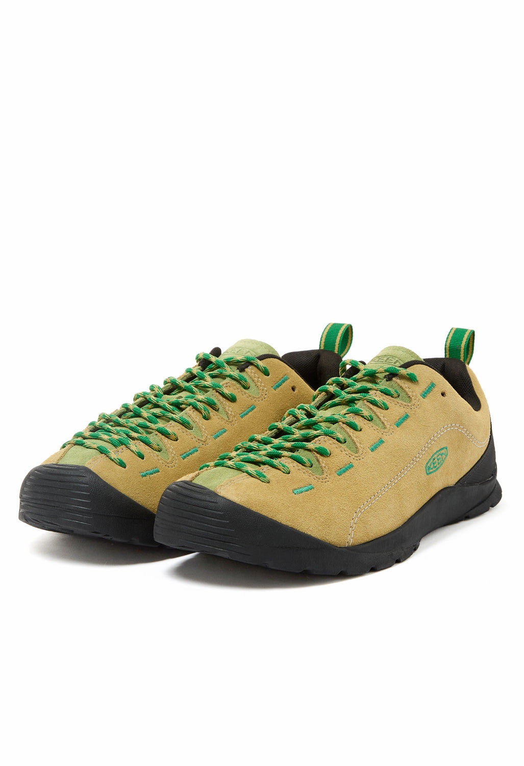 Climbing Shoes Under 100 Keen Men's Jasper Trainers - Khaki / Iguana