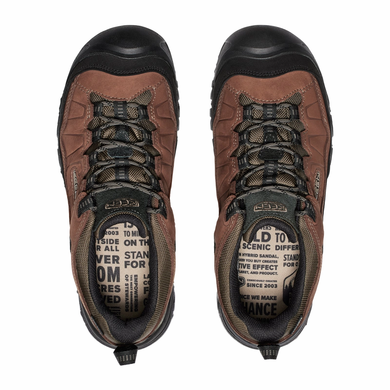 Keen Targhee IV Waterproof Hiking Shoe (Men) - Bison/Black Waterproof Hiking Shoes Singapore