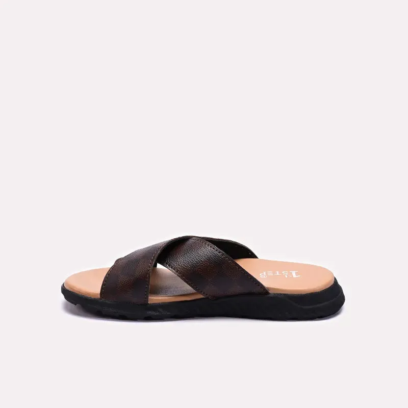 Kids Brown Casual Slippers 0630253 Weightlifting Shoes Vs Flat Shoes