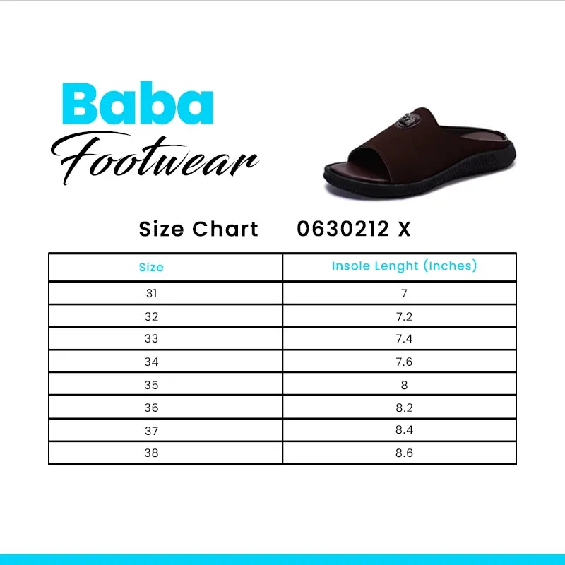 Flat Shoes With Open Toes Kids Brown Formal Slippers 0630212
