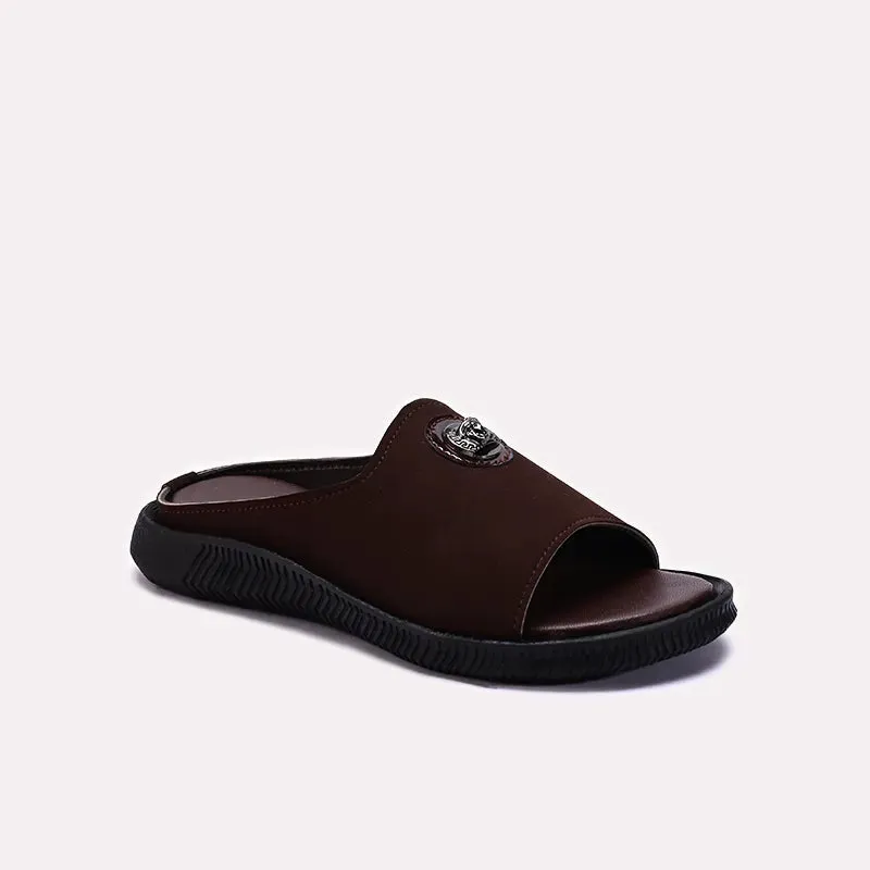 Shoes Lilly Flats Kids Brown Formal Slippers 0630212