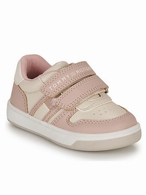 Quick Drying Aqua Water Shoes Casual Walking Shoes Kids Girl's Textured Sneakers,Pink/Light Beige