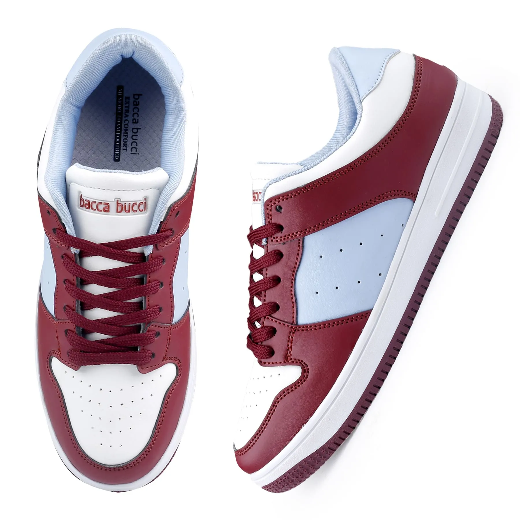 Flat Sole Shoes For Squat Bacca Bucci NORA Low-top Flat Sole Sneakers For Women