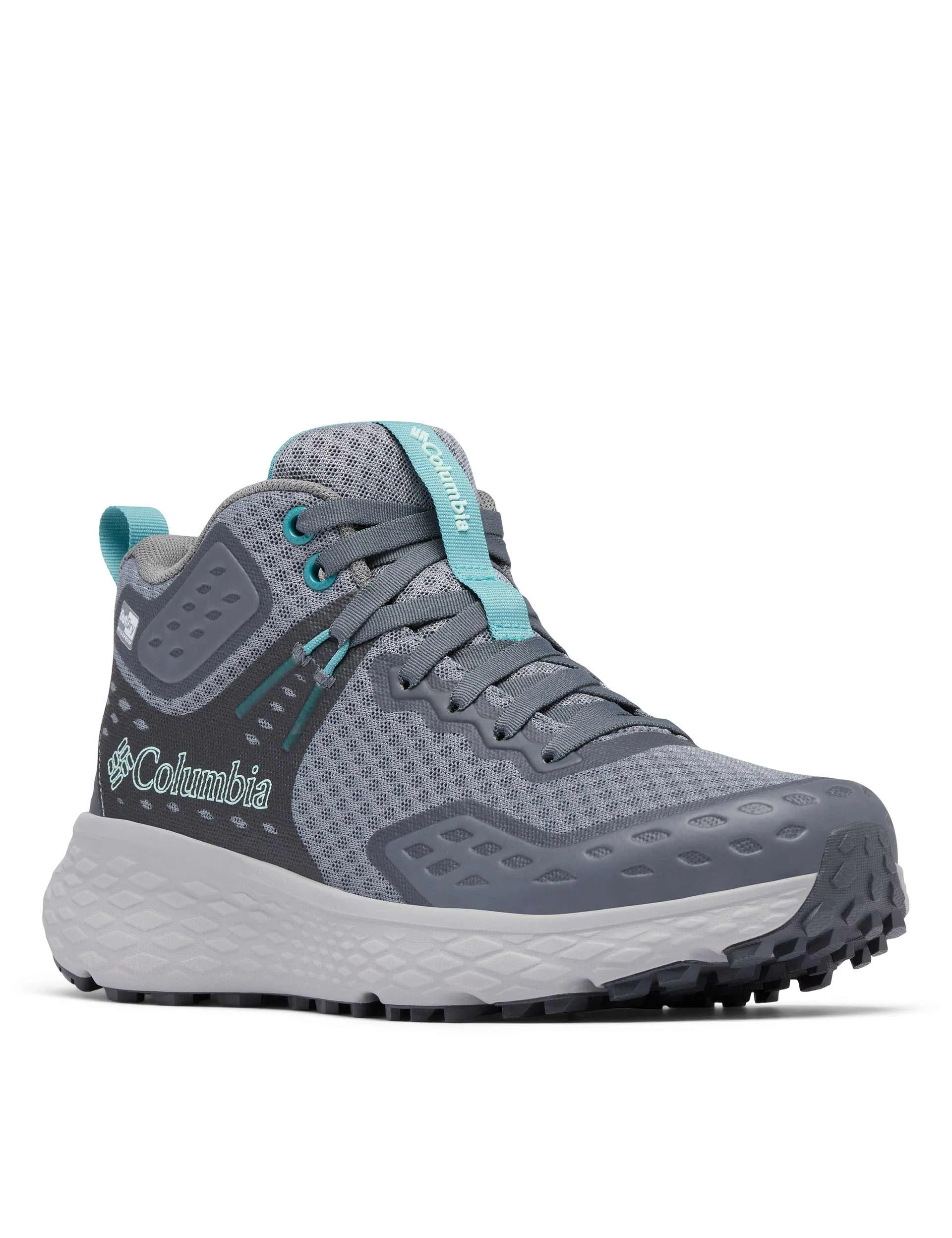 Konos TRS OutDry Mid Hiking Shoe - Ti Grey Steel/Teal 510 Hiking Shoes
