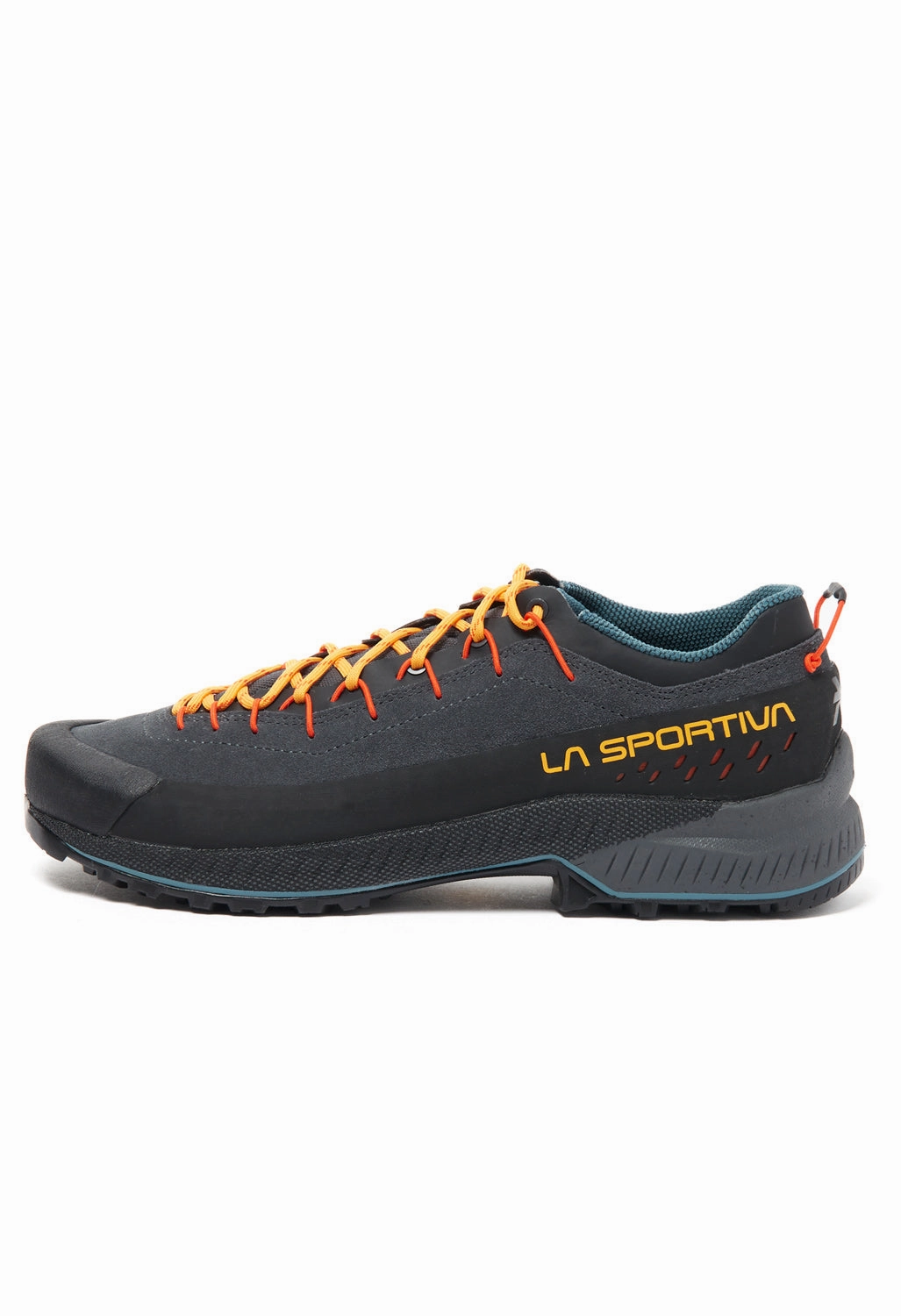 Garra Comic Climbing Shoes La Sportiva Men's TX4 Evo Shoes - Carbon / Papaya