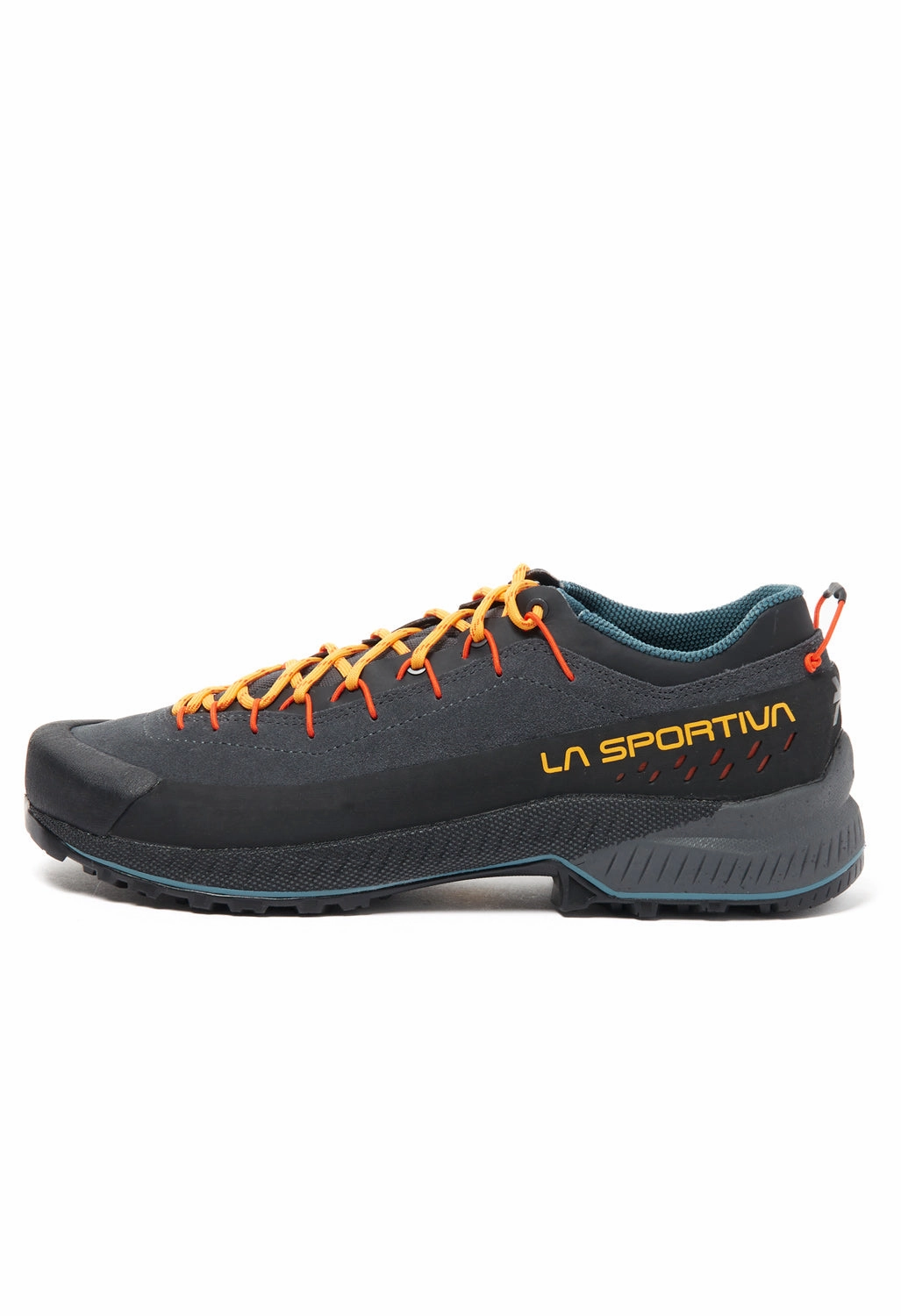 Rock Climbing American To Euro Shoe Size La Sportiva Men's TX4 Evo Shoes - Carbon / Papaya