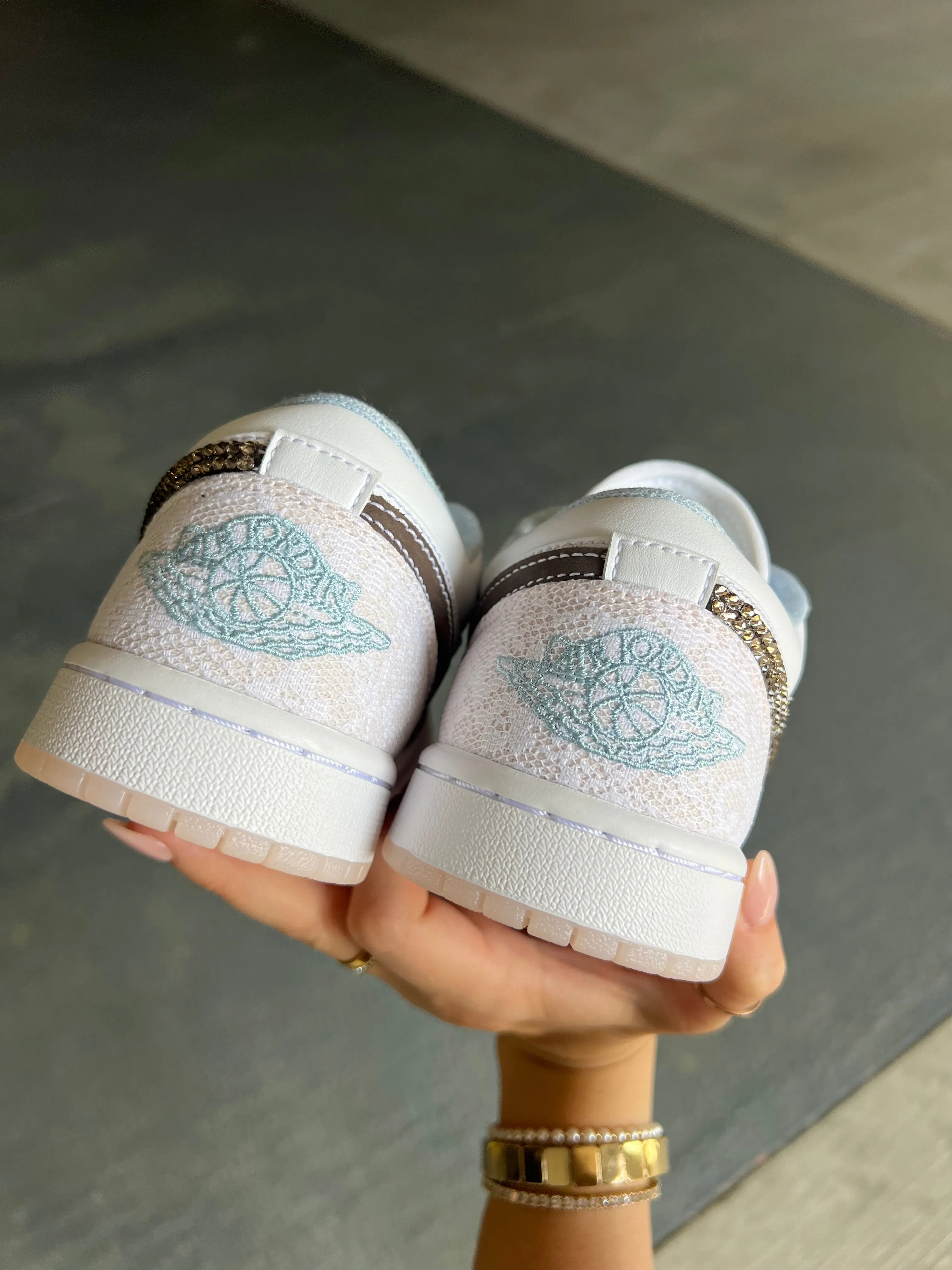 Lace Coral Beach Charm Swarovski Womens Air Jordan 1 Low Shoes Adidas Golf Shoes Boa