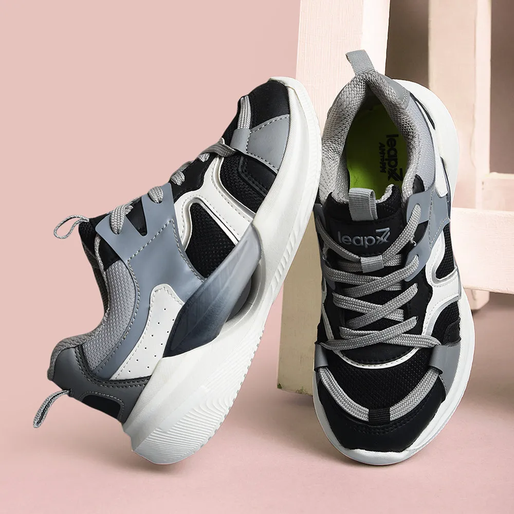 Recommended Running Shoes For Heavy Runners Leap7x Light Grey Sports Lacing Running Shoes For Kids GAMEON-2EL By Liberty