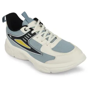 Best Long Distance Running Shoes Leap7x Sky Blue Sports Lacing Running Shoes For Kids CLOUDY-5L By Liberty