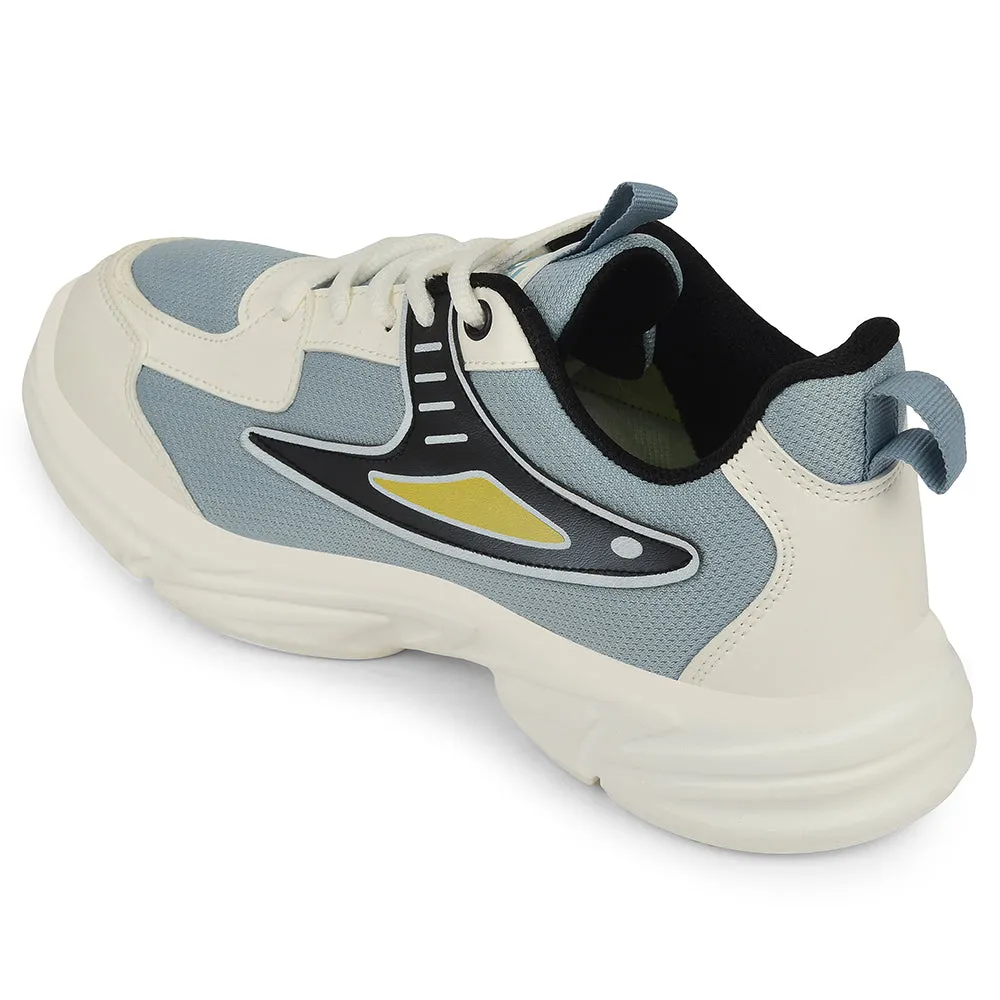 Leap7x Sky Blue Sports Lacing Running Shoes For Kids CLOUDY-5L By Liberty Running Shoe Review