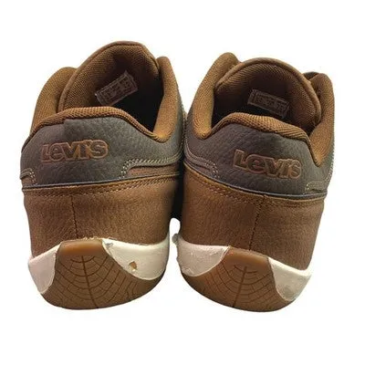 Levi Strauss Shoes Mens 9.5 Brown Casual Comfort Sneakers Casual Slip On Shoes For Summer
