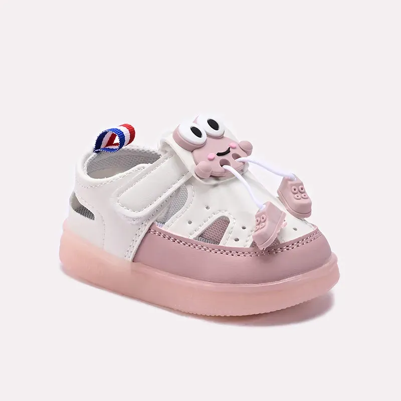 Jellypop Flat Shoes Baby Pink Casual Sandal 0721054