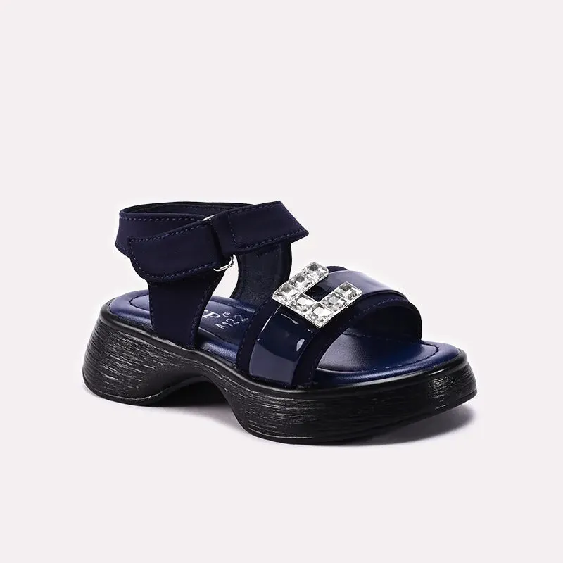 Blue Casual Sandal 0720815 2000s Flat Shoes