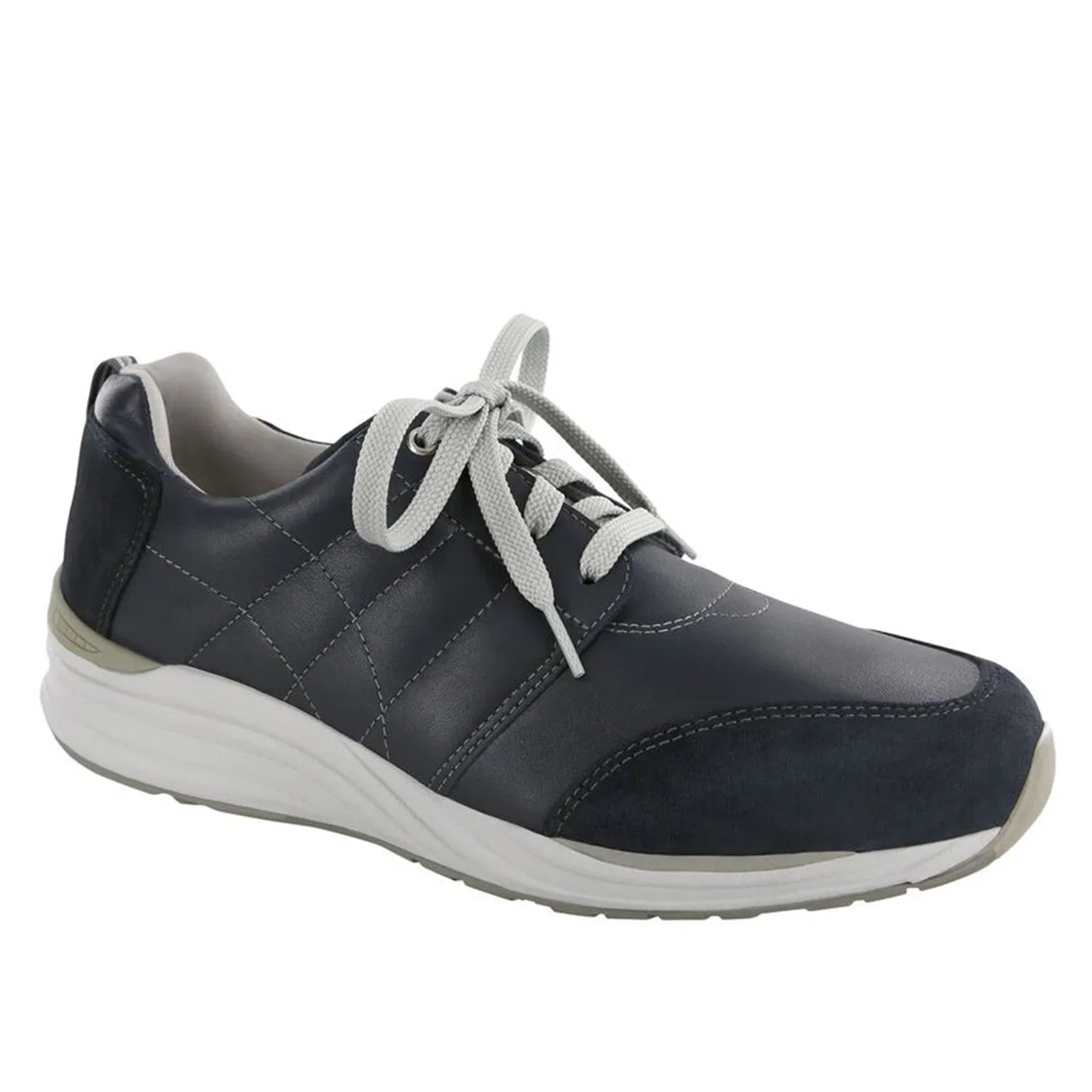 Men's Venture Lace Up Sneaker Navy Best Shoes With Arch Support For Flat Feet