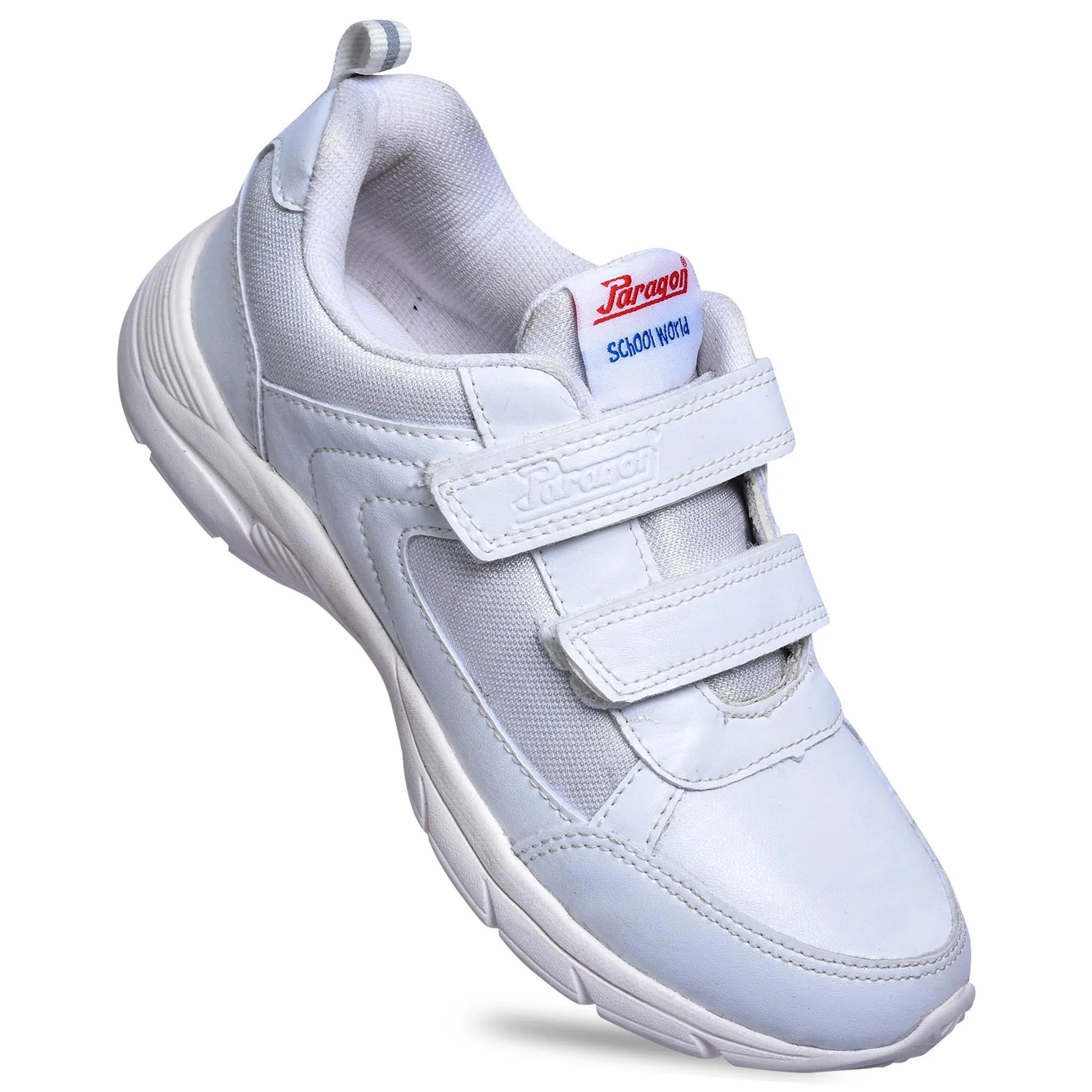 Paragon FBK0774K Kids Boys Girls School Shoes Comfortable Cushioned Soles | Durable | Daily & Occasion wear White Composite Toe Skate Shoes