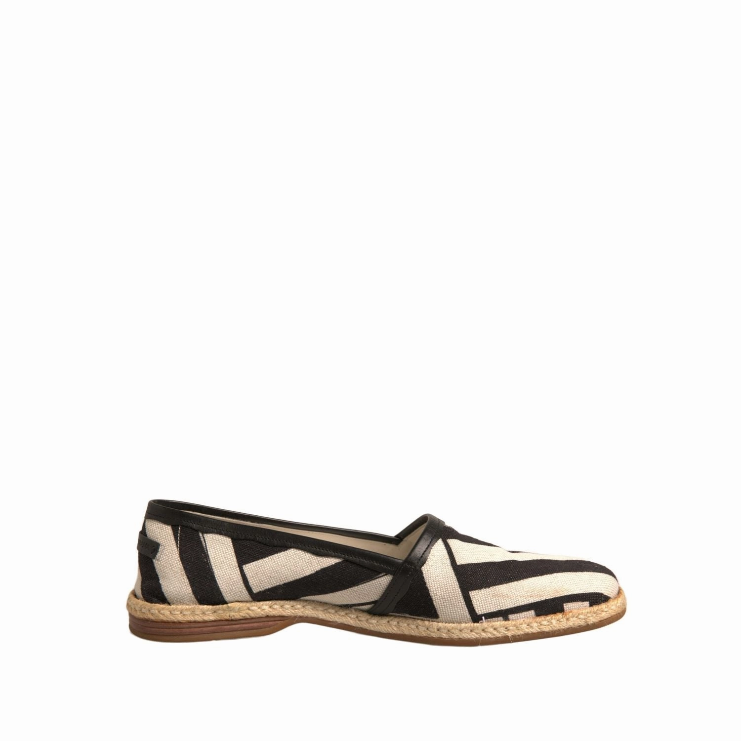 Lacoste Uhabia Espadrilles Dolce & Gabbana Black White Stripes Slip On Espadrille Shoes