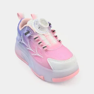 Girls Roller Skate Walking Shoes With Four-wheel & Multi Lights Skate 2004