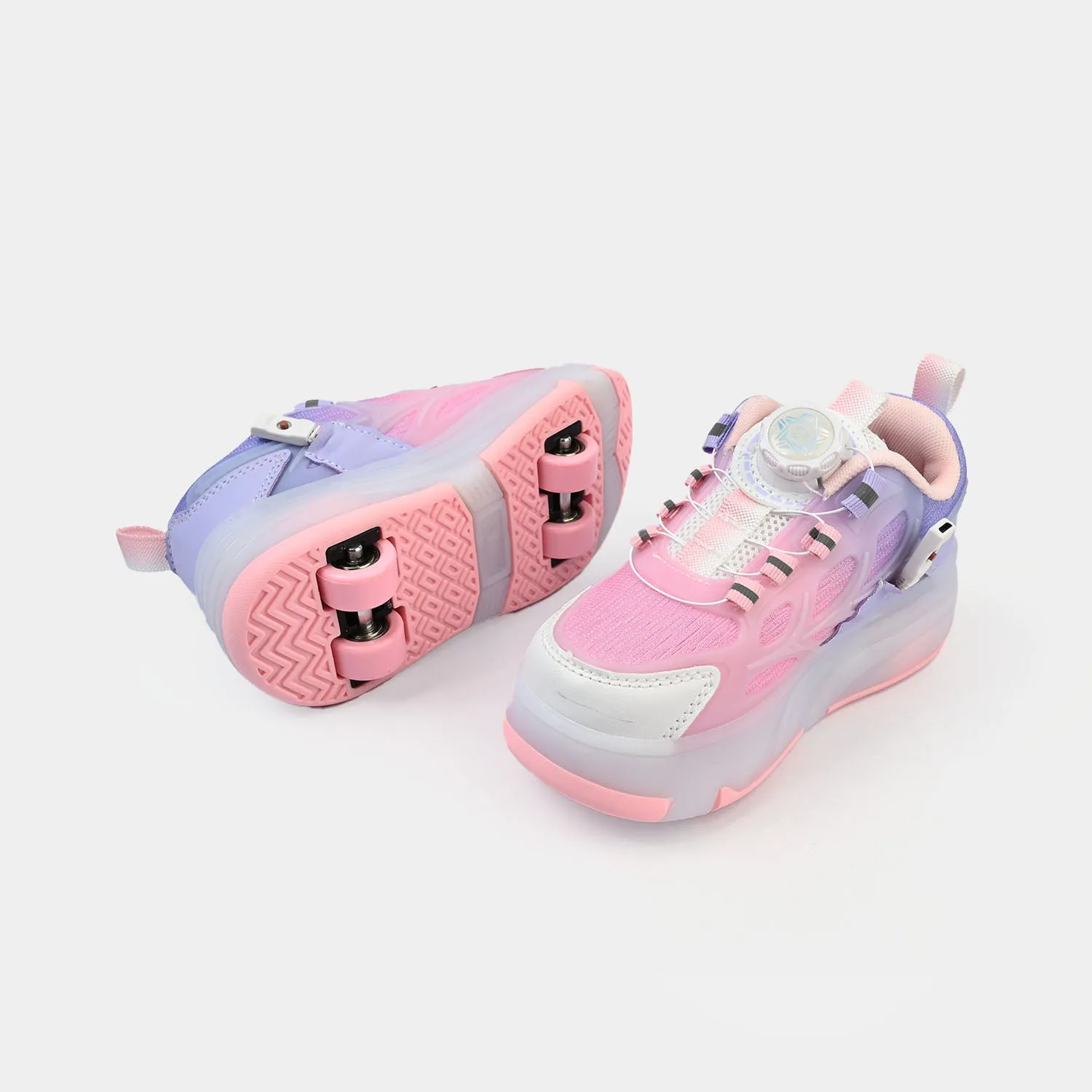 Girls Roller Skate Walking Shoes With Four-wheel & Multi Lights Lakai Riley Hawk