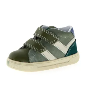 Bandana Skate Falcotto Boy's and Girl's Stripi Vl Casual Shoes, Militare/Olive/Milk