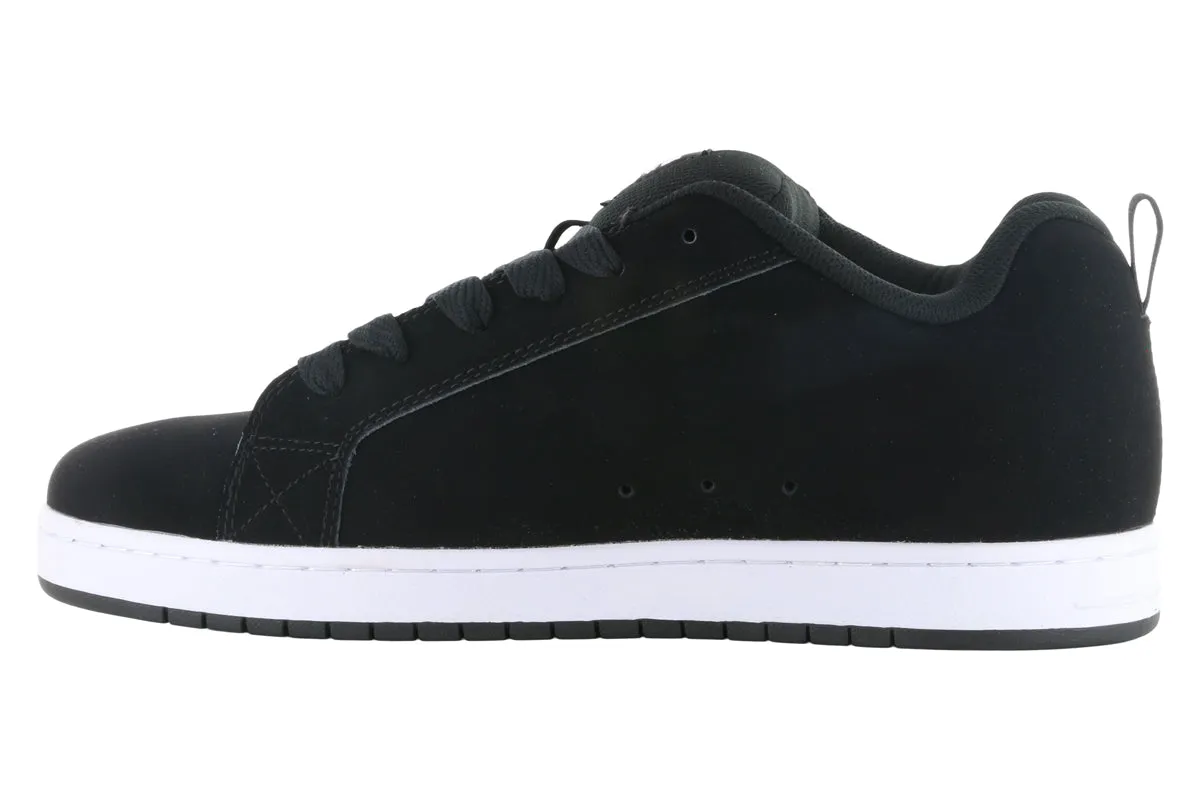 DC Court Graffik Shoes Black Sketchy Tank Sk8 Hi Pro Skate Shoes