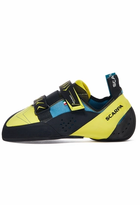 Scarpa Vapour V Men's Climbing Shoes - Ocean/Yellow Scarpa Helix Climbing Shoe