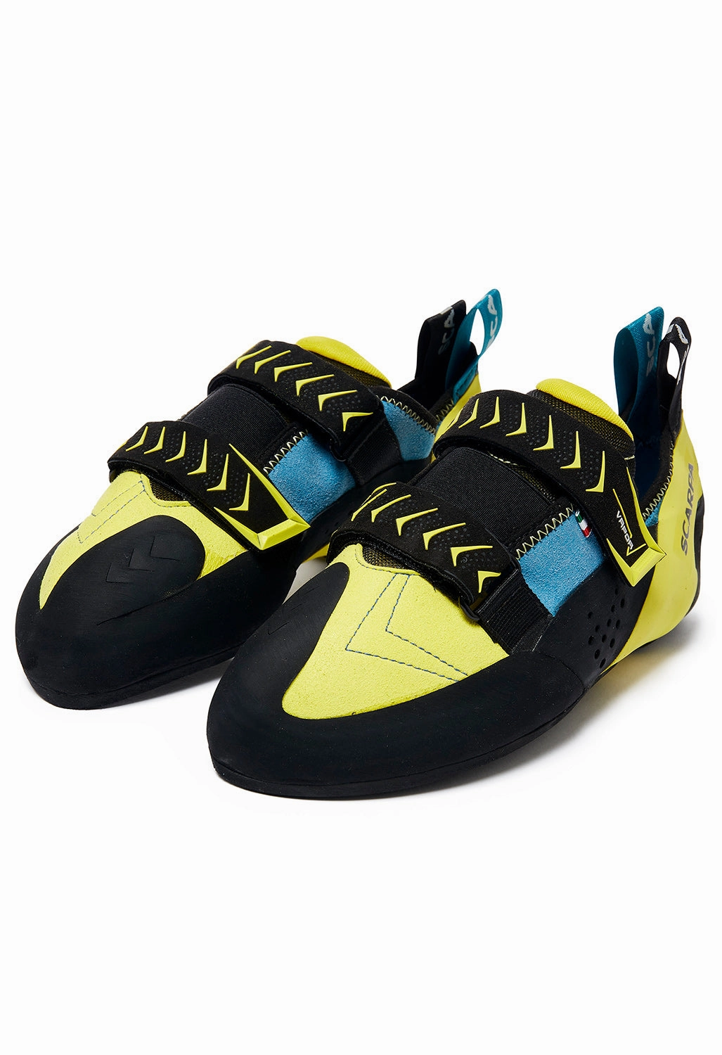 Climbing Shoes Durability Scarpa Vapour V Men's Climbing Shoes - Ocean/Yellow