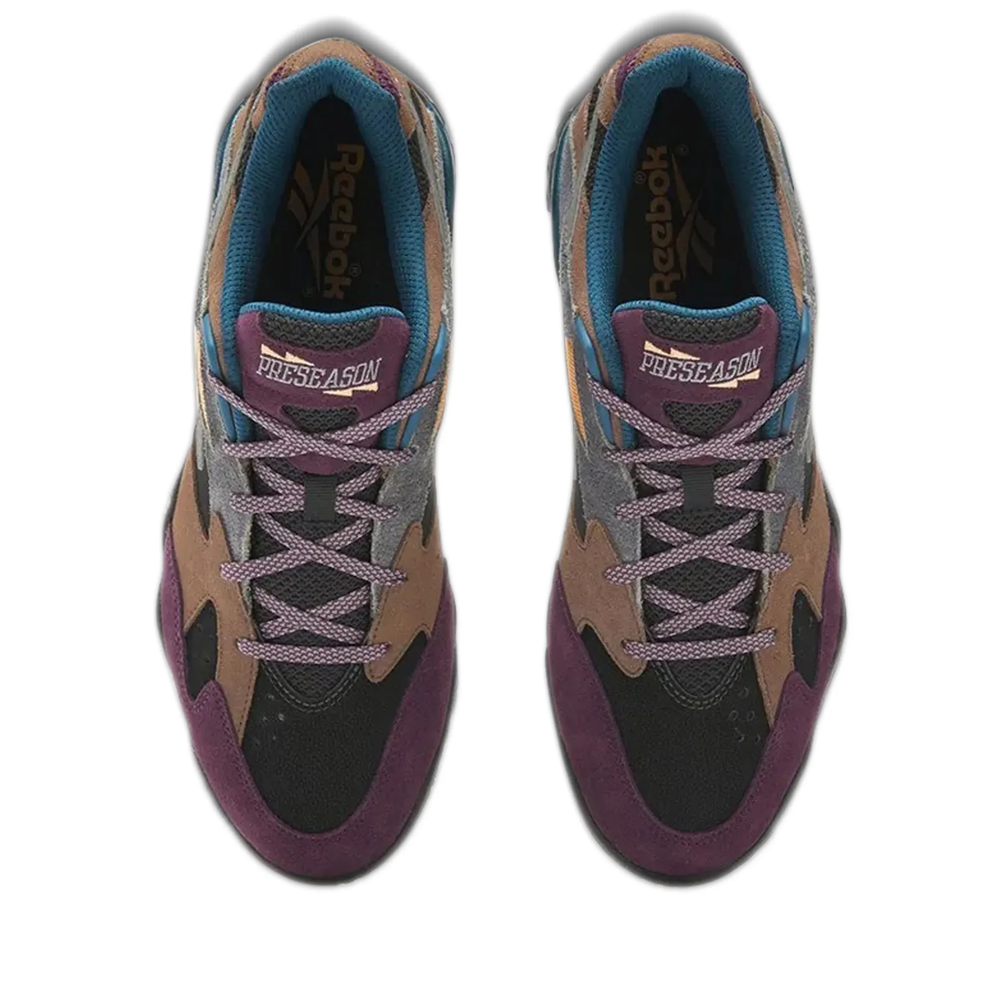 Sneakers Clearance Sale Grade School Reebok Preseason 94 Shoes - Utility Brown/ Night Black