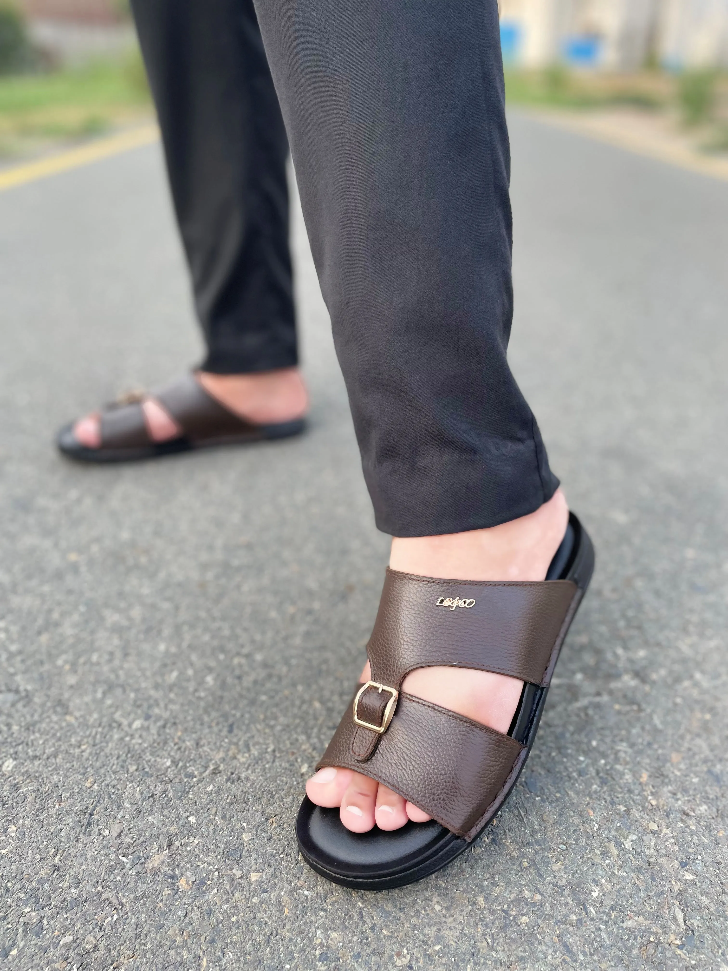 LS Pure leather Handmade TANORA Chappal LS-161 Customize Slippers