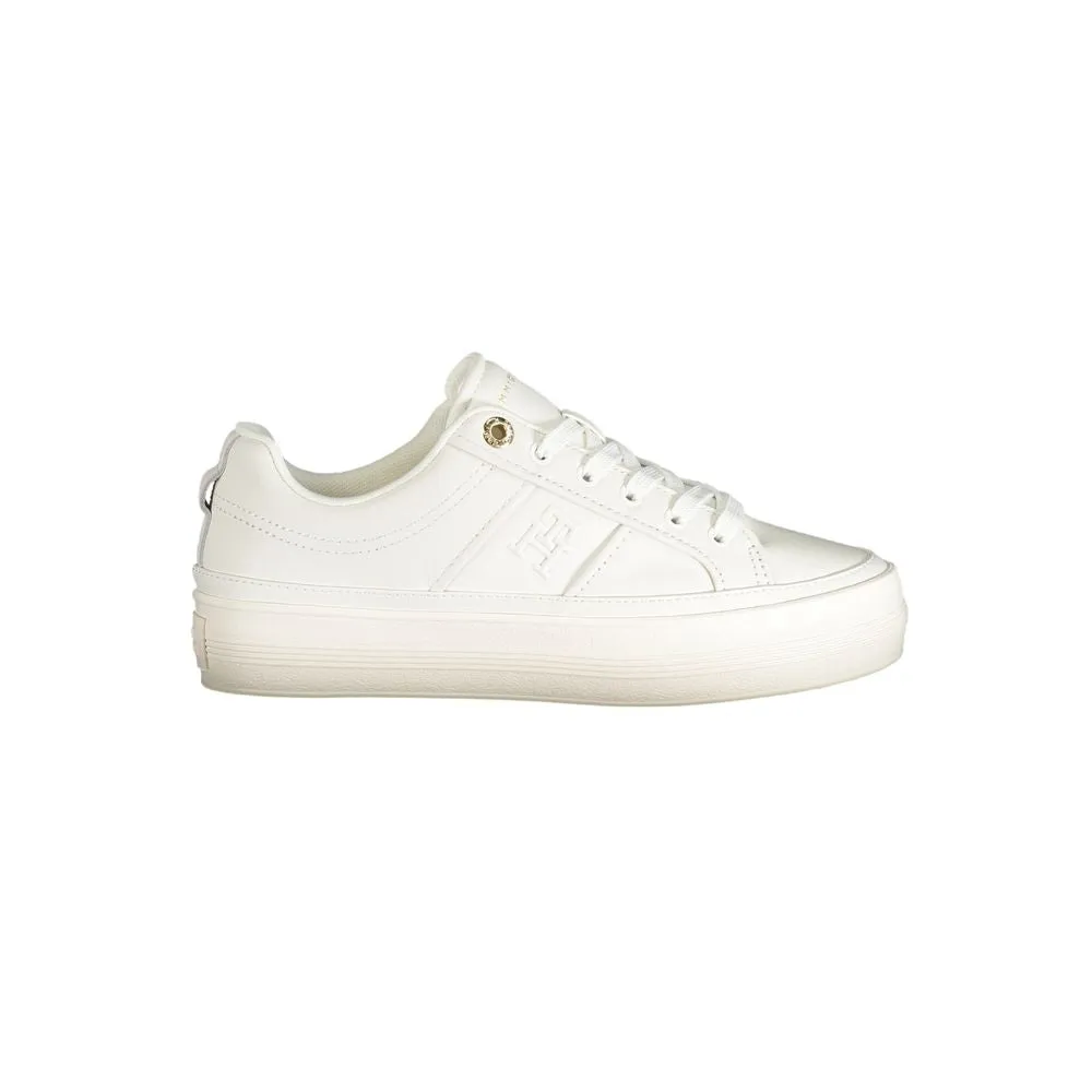 Tommy Hilfiger White Polyethylene Women Sneaker Awesome Sneakers