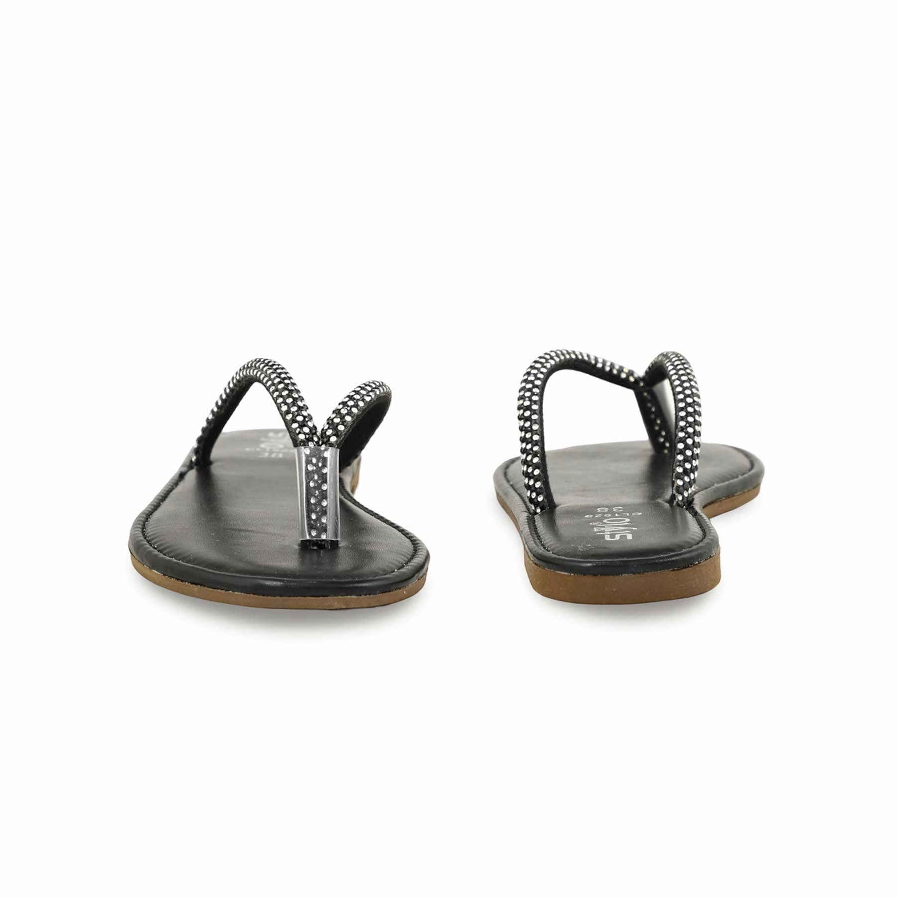 Black Casual Women Chappal CL1929 Casual Shoes New York