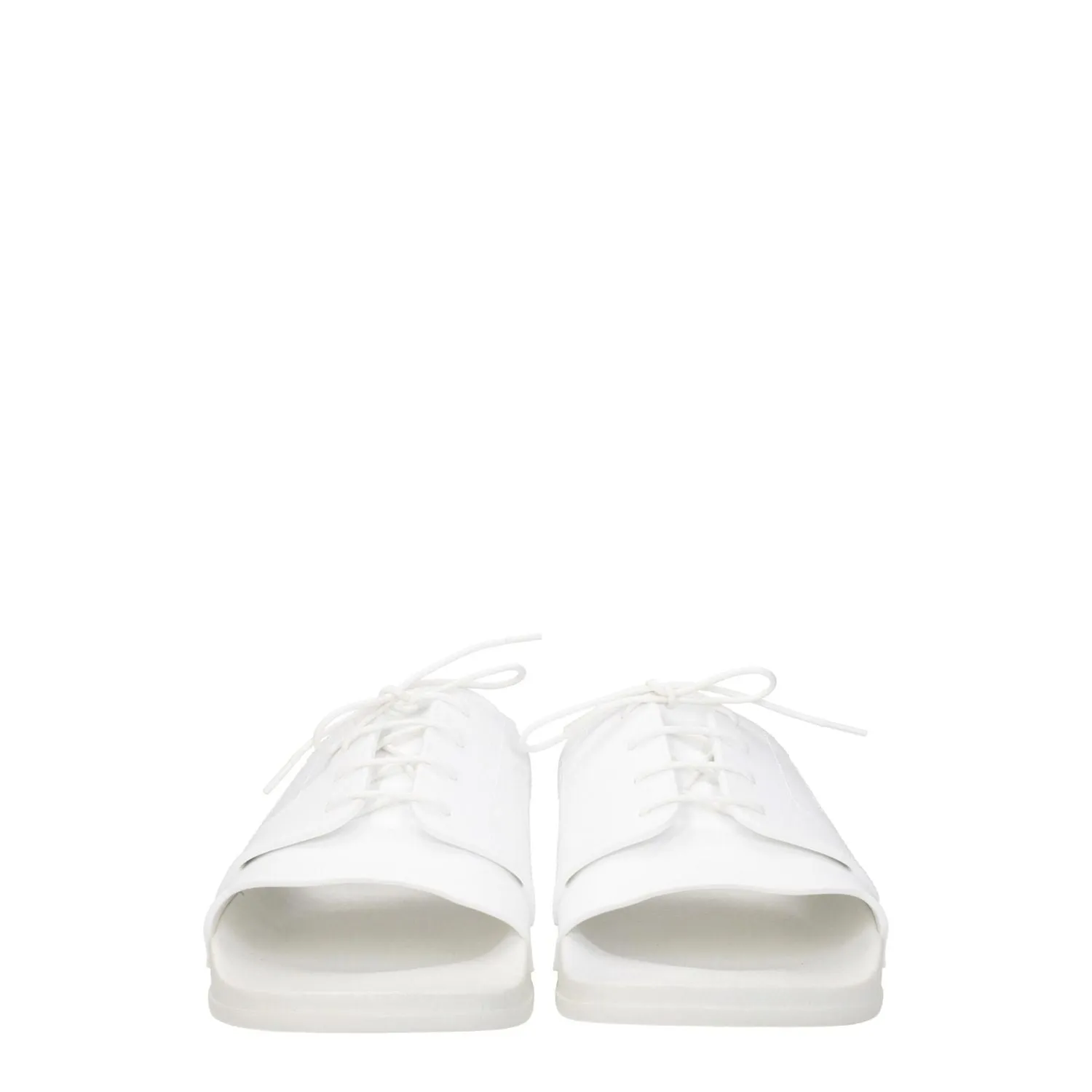 Bottom Tennis Shoes Maison Margiela White Cotton Slippers