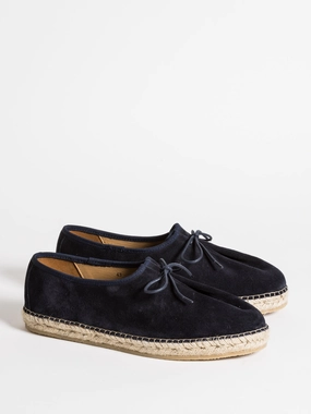 MATT ESPADRILLE NAVY Saint Laurent Espadrille Platform Wedge