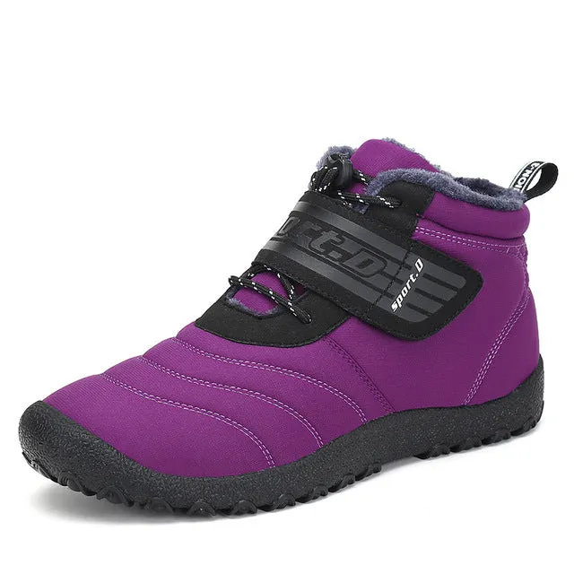 Men Winter Boot Flat Woven Shoes