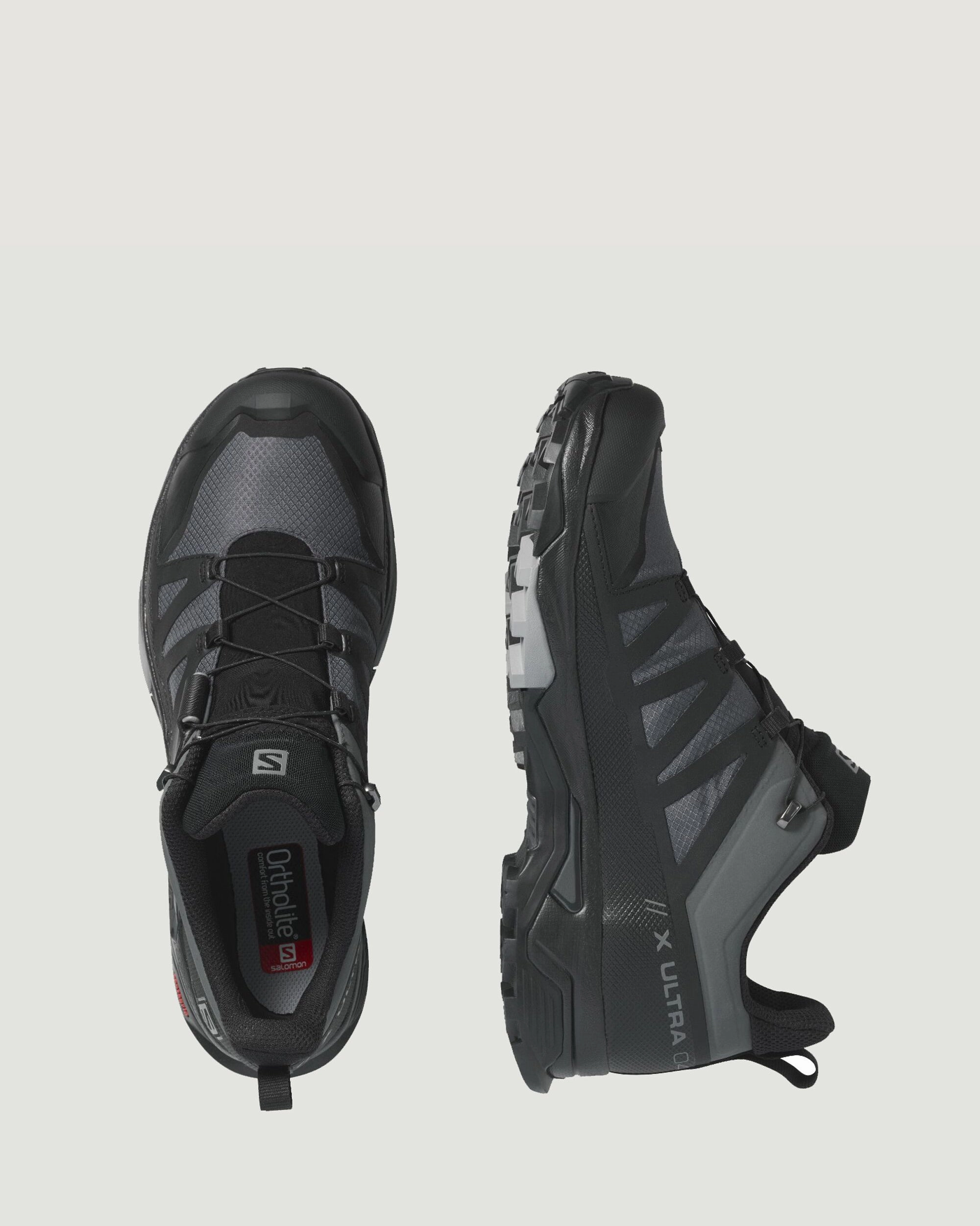 Hiking Shoes That Are Comfortable And Stylish Men's Salomon X Ultra 4 GTX Hiking Shoes - Magnet/Black/Monument