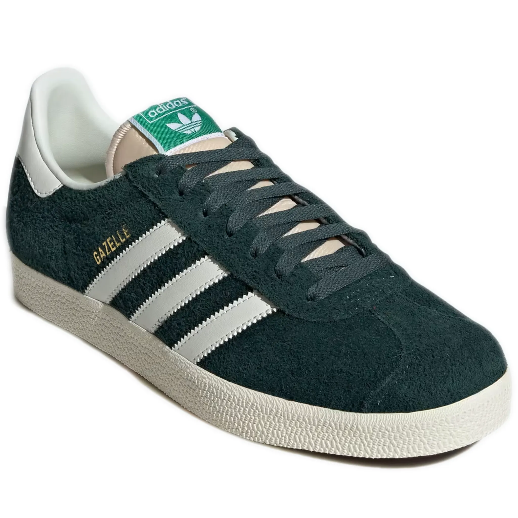 Adidas South Park Shoes Men's Adidas Gazelle Shoes - Mineral Green / Off White / Cream White