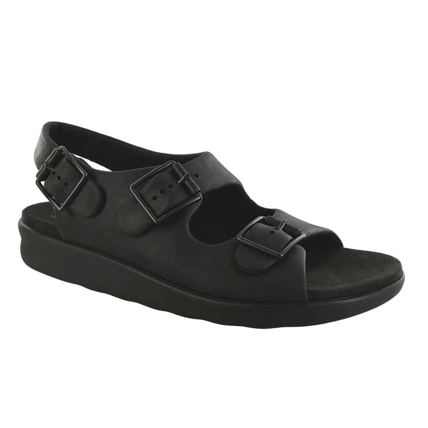 Rampage Shoes Flats Men's Bravo Heel Strap Sandal Black Bear