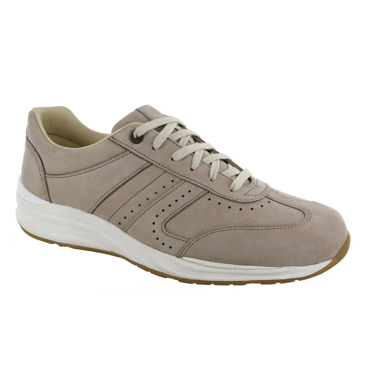 Flat Track Steel Shoe For Sale Men's Camino Lace Up Sneaker Taupe