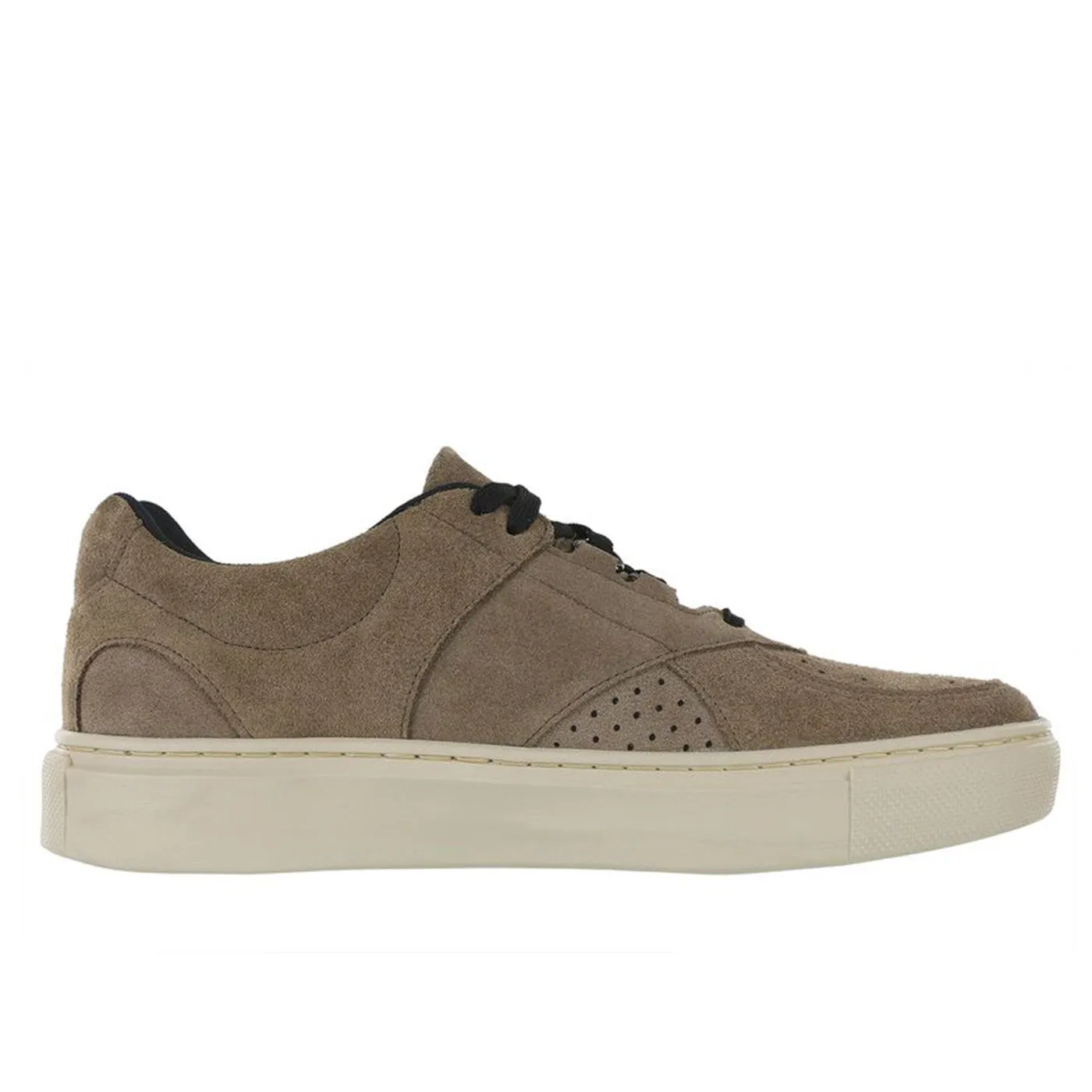 Men's High Street Lace Up Sneaker Black Ash