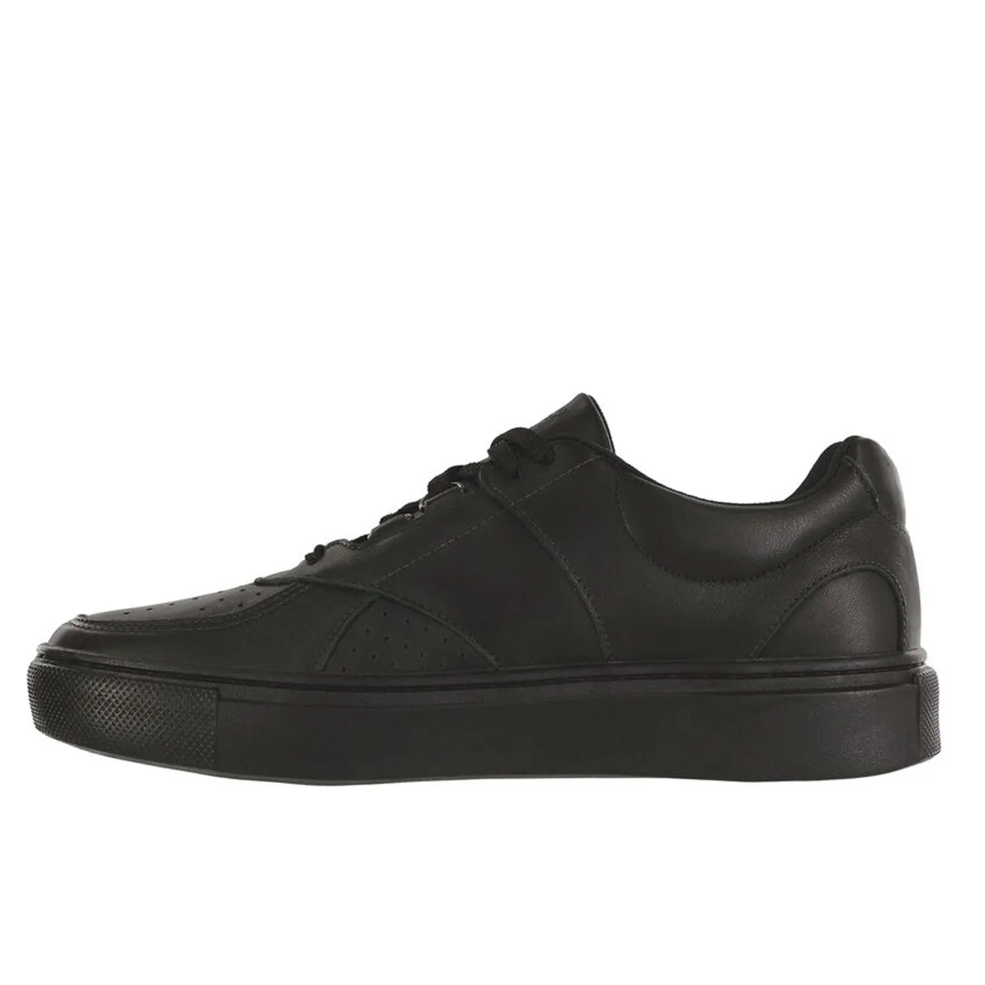 Men's High Street Lace Up Sneaker Matte Black