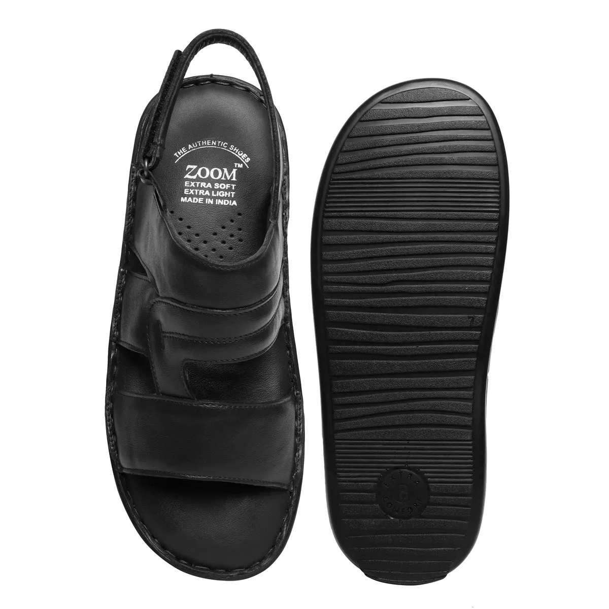 Thong Wedge Sandals Men's Leather Open Toe Sandals 5891