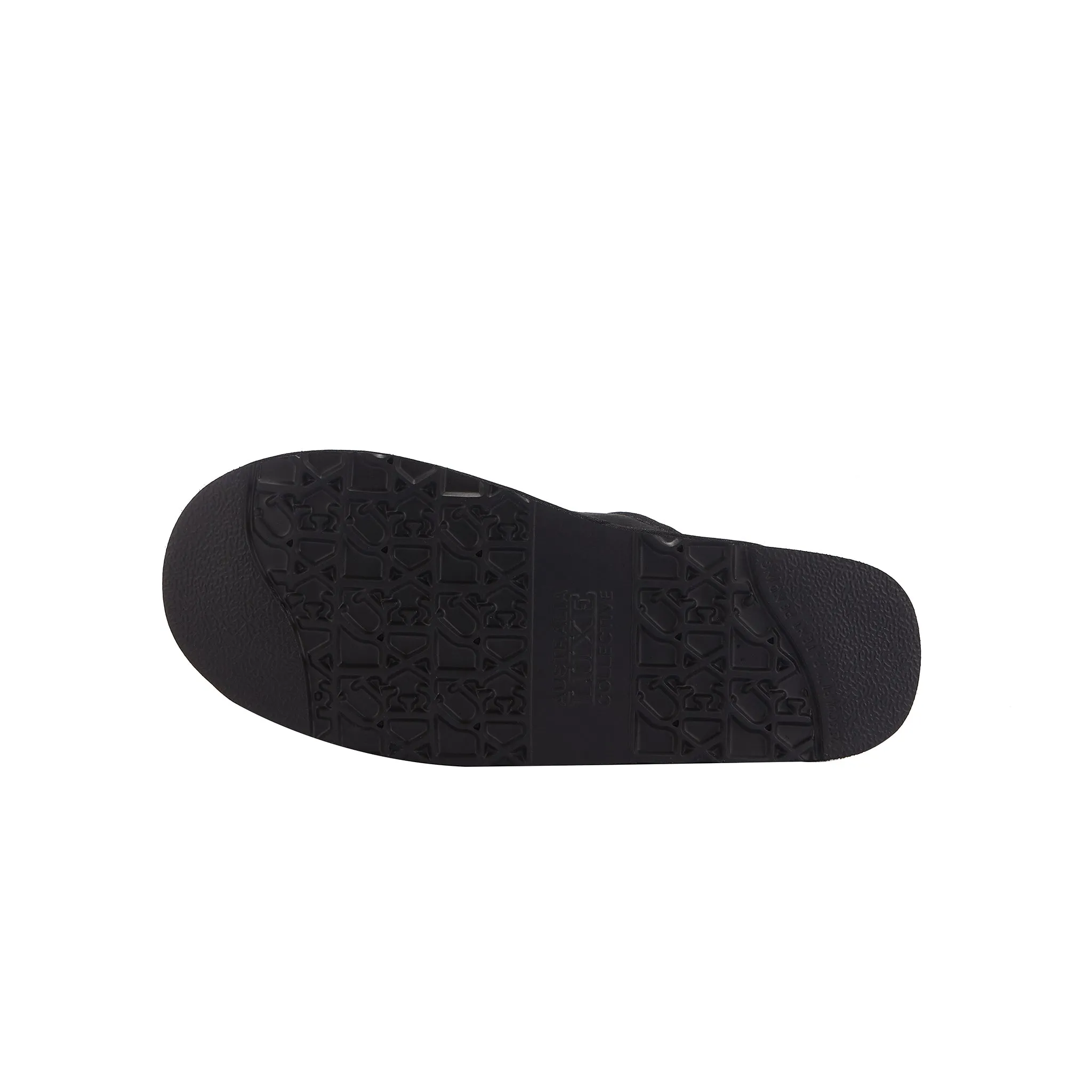 Slippers With A Hard Sole MENS MOOL BLACK