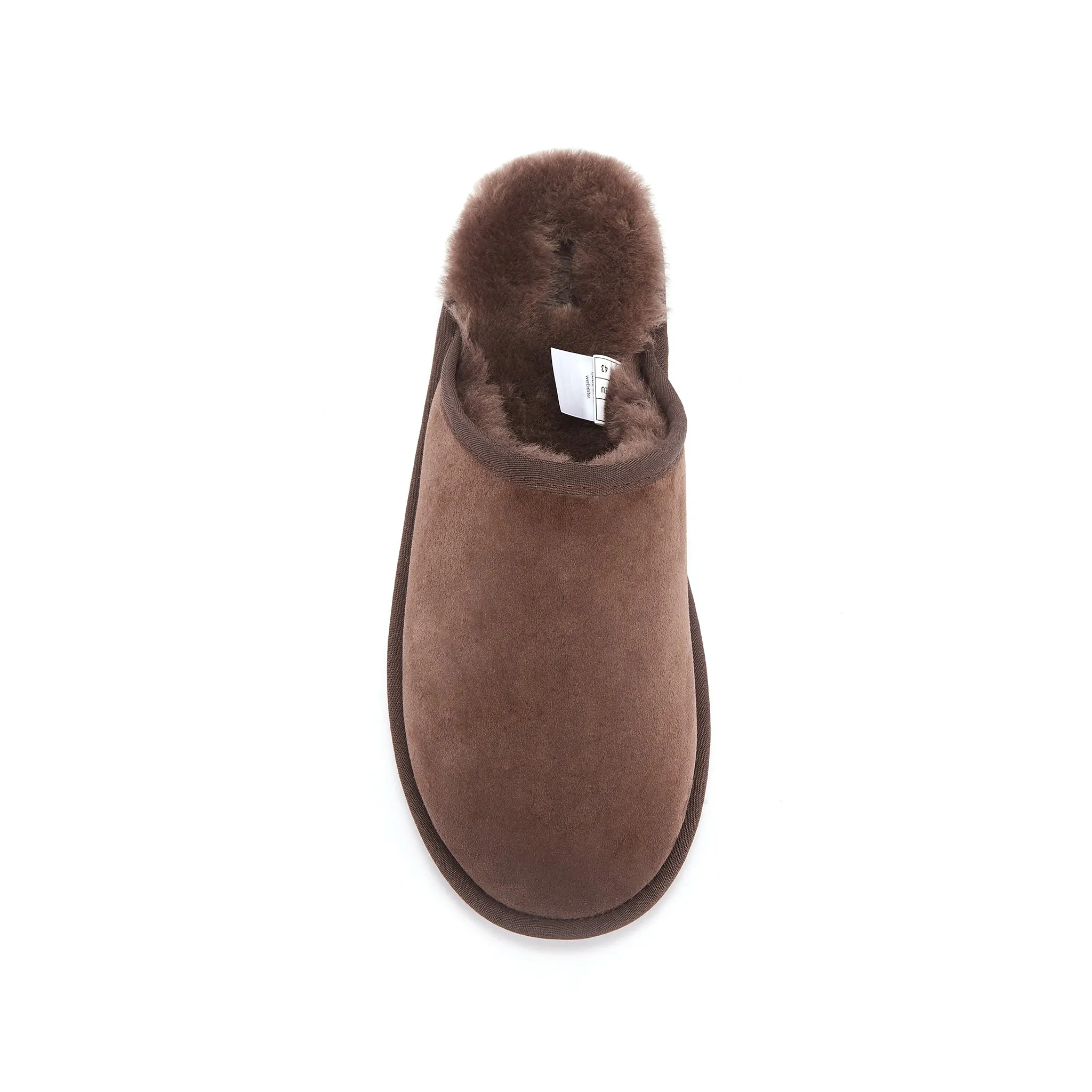 Taos Slippers MENS MOOL BURNT